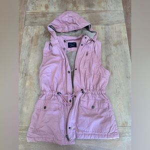 SMALL: Love Tree dusty pink vest